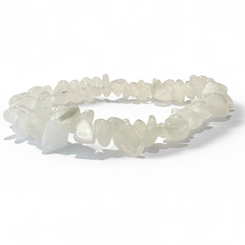 Bracelet baroque agate blanche