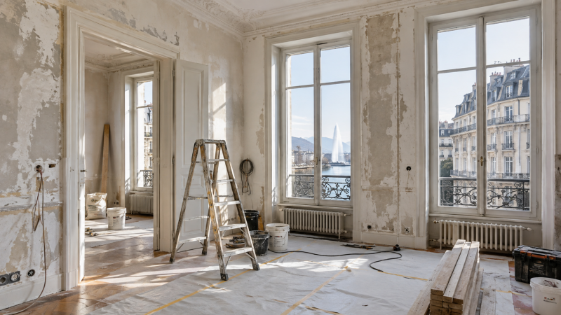 Rénover un appartement à Genève : guide complet