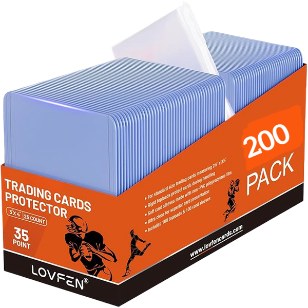 Toploaders inclusief kaartsleeves