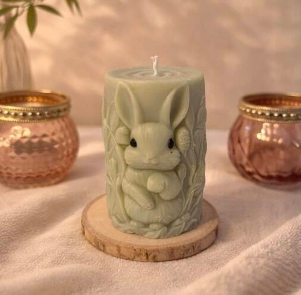 Easter Bunny Candle