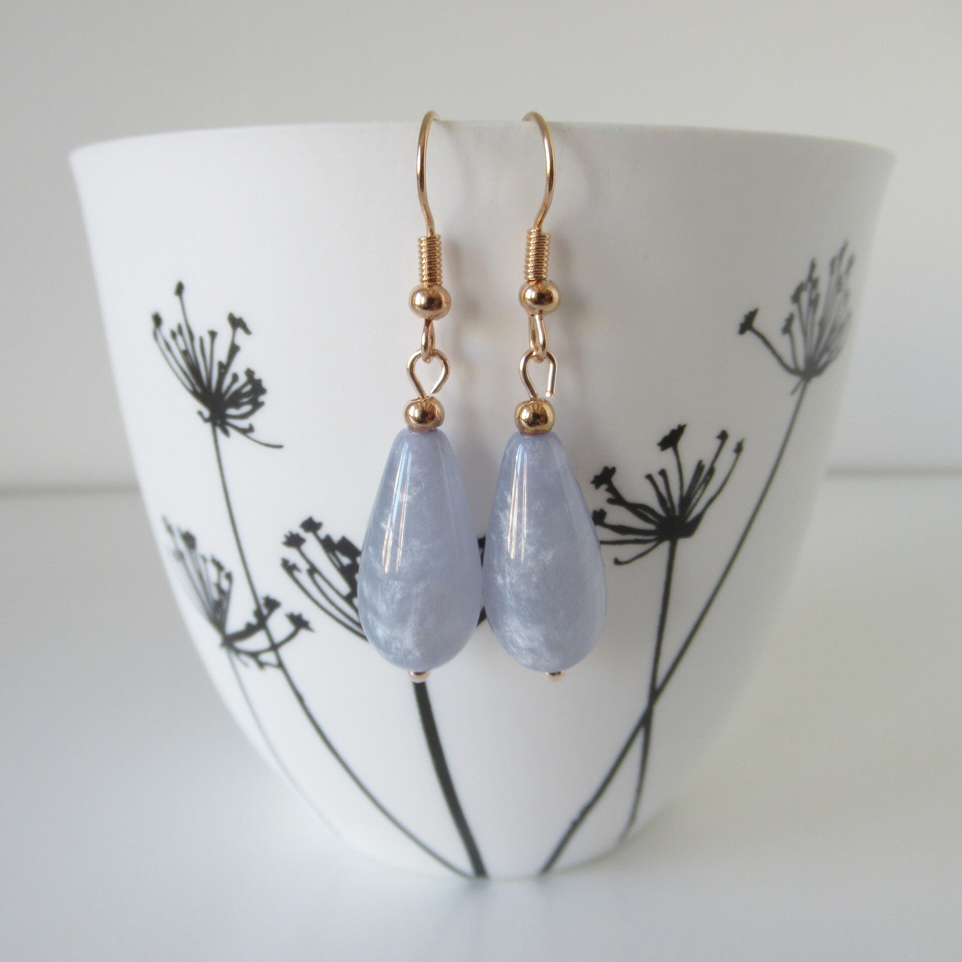 Rosékleurige shiny powder blue (nr 667)