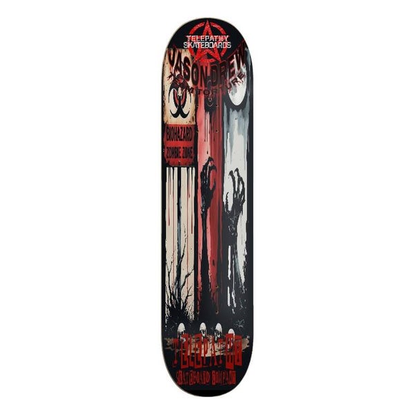 Telepathy Skateboards "Biohazard" Team Torture Skate Deck