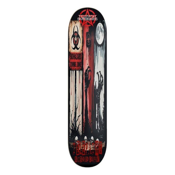 Telepathy Skateboards "Biohazard" Skate Deck