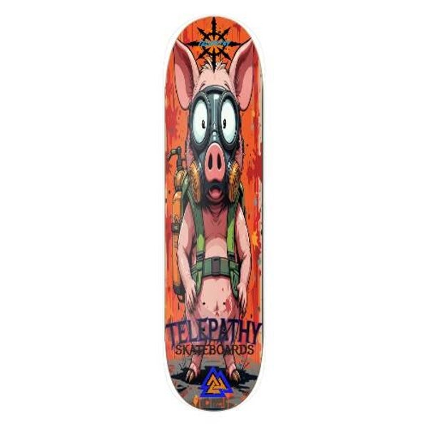 Telepathy Skateboards "Oink Oink" Skate Deck