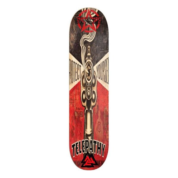 Telepathy Skateboards "Armed & Dangerous" Skate Deck