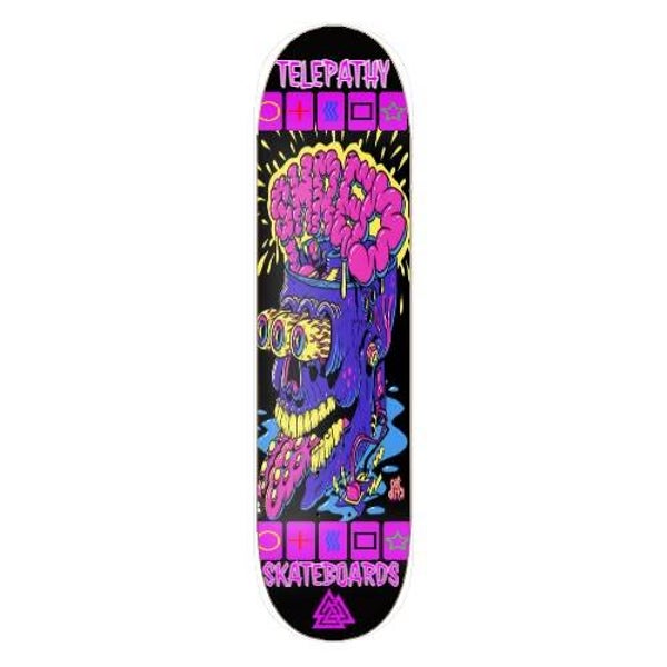 Telepathy Skateboards "Shred Head" Skate Deck