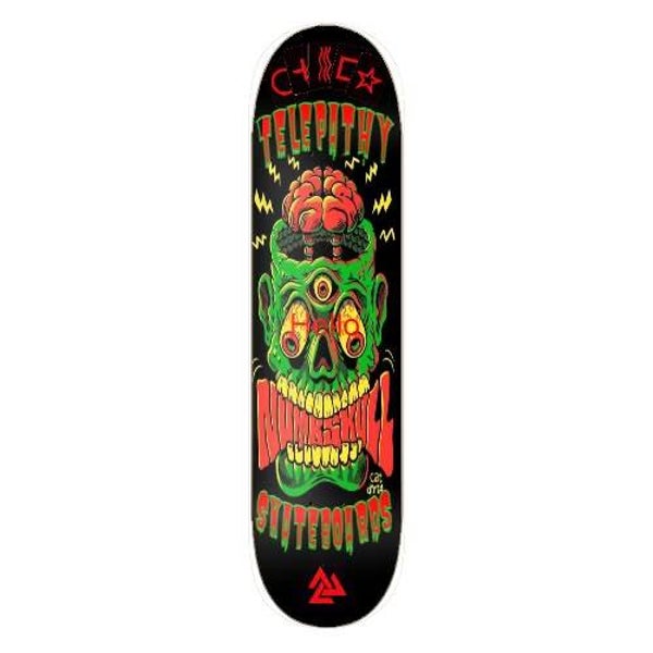 Telepathy Skateboards "NumbSkull" Skate Deck