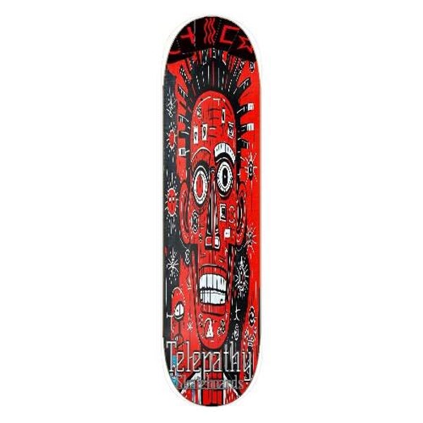 Telepathy Skateboards "Raged Red" Skate Deck
