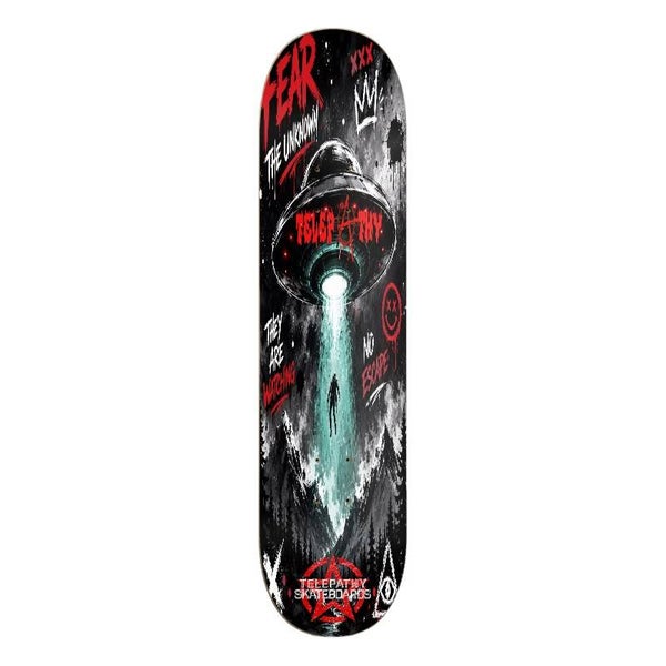 Telepathy Skateboards "The Unknown" Skate Deck