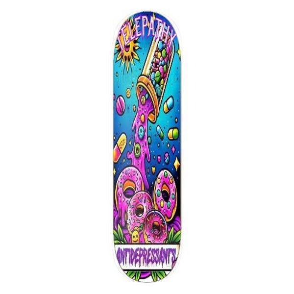 Telepathy Skateboards "Poppers" Skate Deck