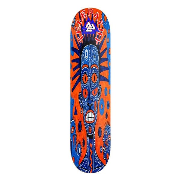 Telepathy Skateboards "Raged Red" Skate Deck