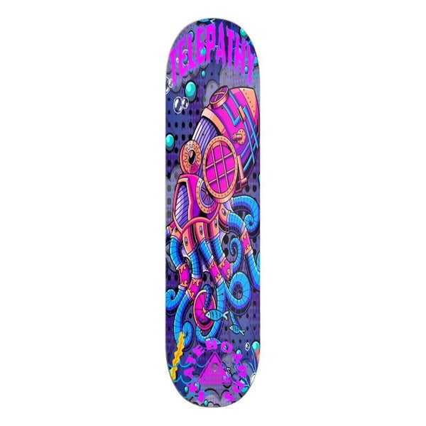 Telepathy Skateboards "Fish-Bot" Skate Deck