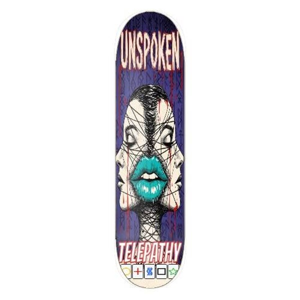 Telepathy Skateboards "Unspoken" Skate Deck