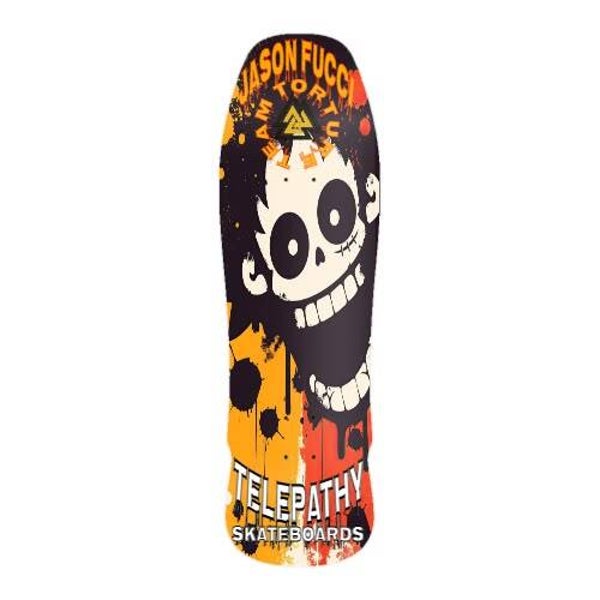 Telepathy Skateboards "The Drifter" Old School Team Torture Skate Deck