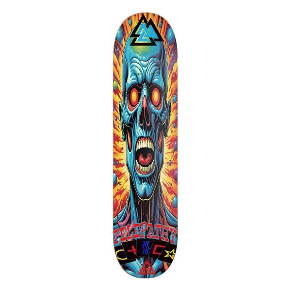 Telepathy Skateboards "Monster Madness" Skate Deck