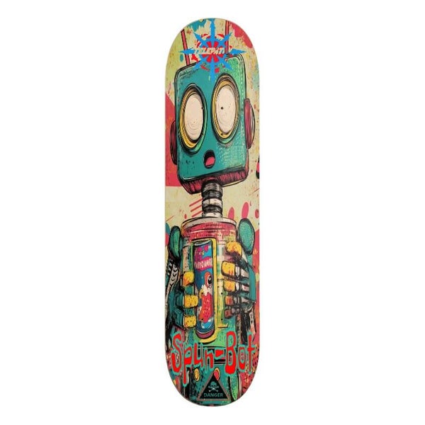 Telepathy Skateboards "Spun-Bot" Skate Deck
