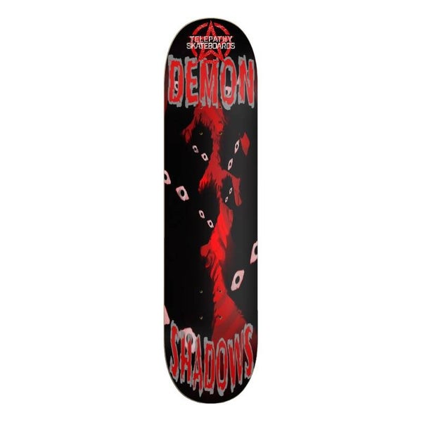 Telepathy Skateboards "Demon Shadows" Skate Deck