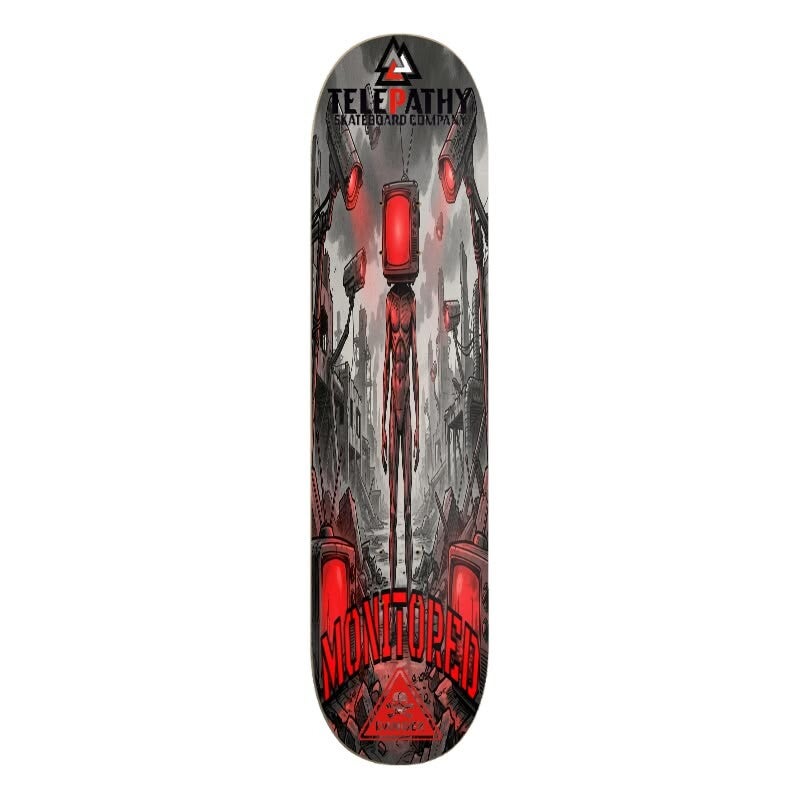 Telepathy Skateboards "Monitored" Skate Deck