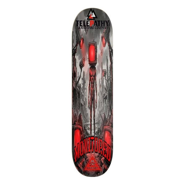 Telepathy Skateboards "Monitored" Skate Deck