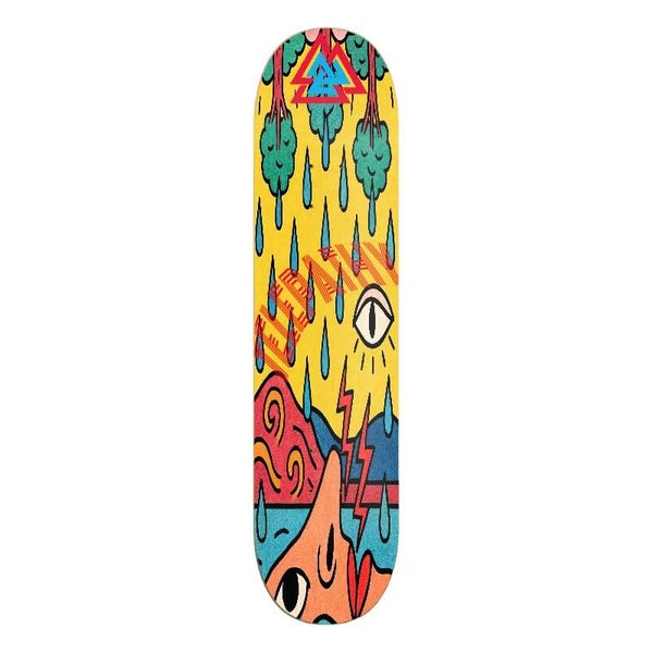 Telepathy Skateboards "Upside Down" Skate Deck