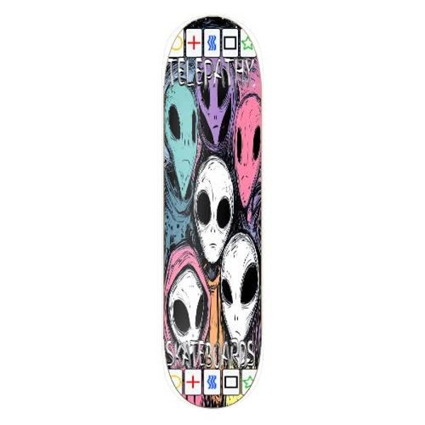 Telepathy Skateboards "Alien Ghosts" Skate Deck