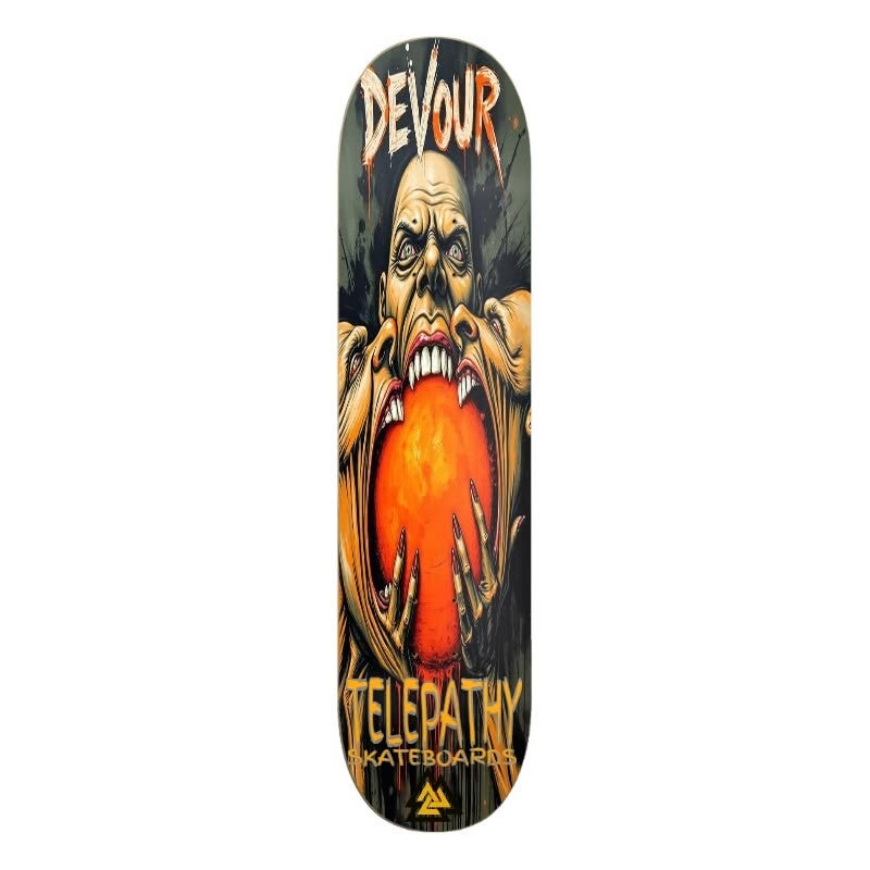 Telepathy Skateboards "Devour" Skate Deck