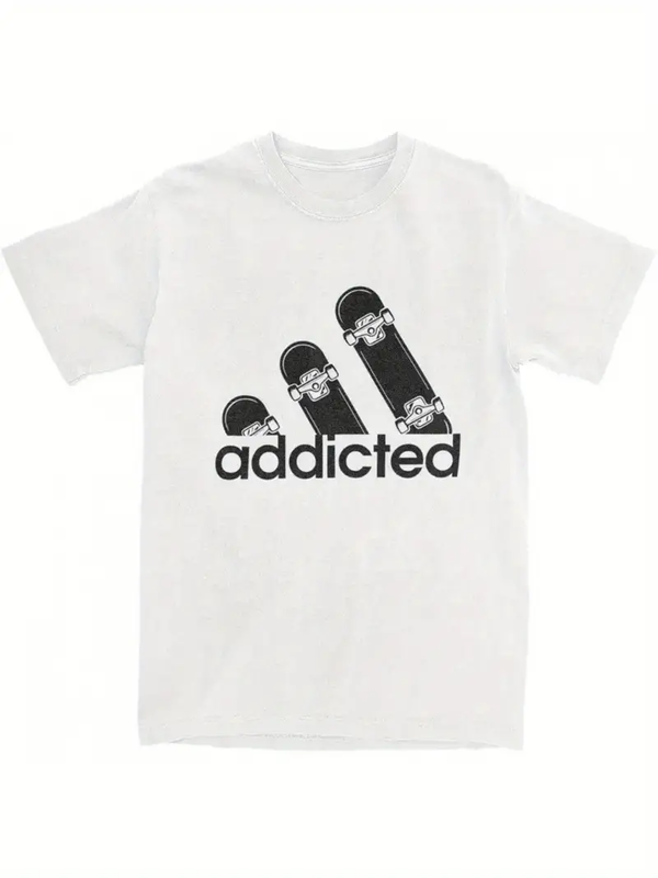 Men's Addicted Skateboard T-Shirt