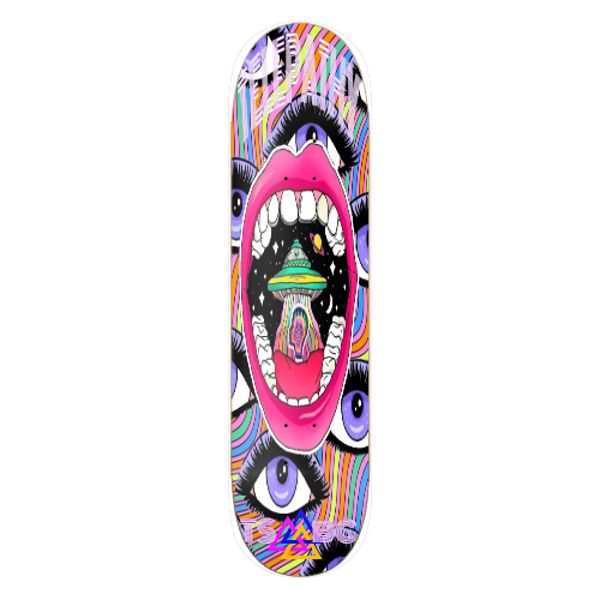 Telepathy Skateboards "Alien Eaters" Skate Deck