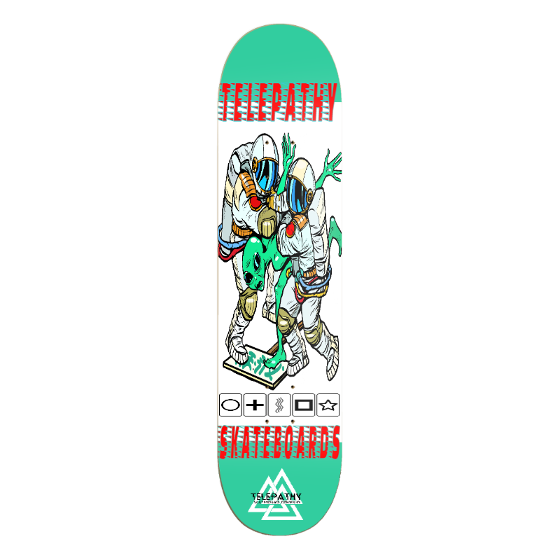 Telepathy Skateboards "Alien Brutality" Skate Deck