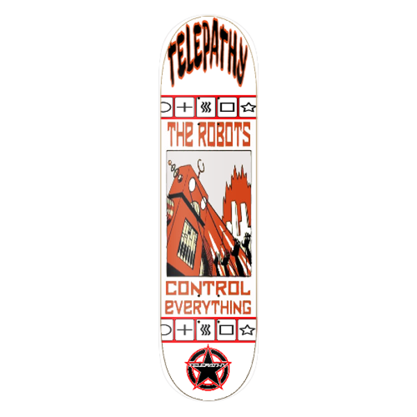 Telepathy Skateboards "Bionic Boss" Skate Deck