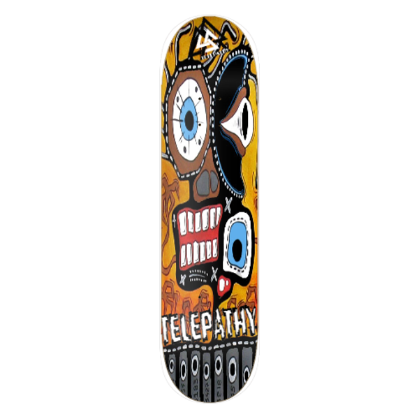 Telepathy Skateboards "Black Eyed" Skate Deck