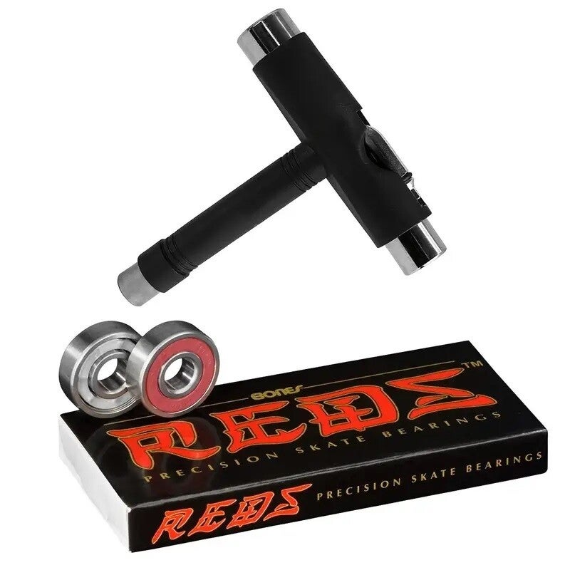 Bones Reds Tungsten Steel Bearings w/ Free Tool