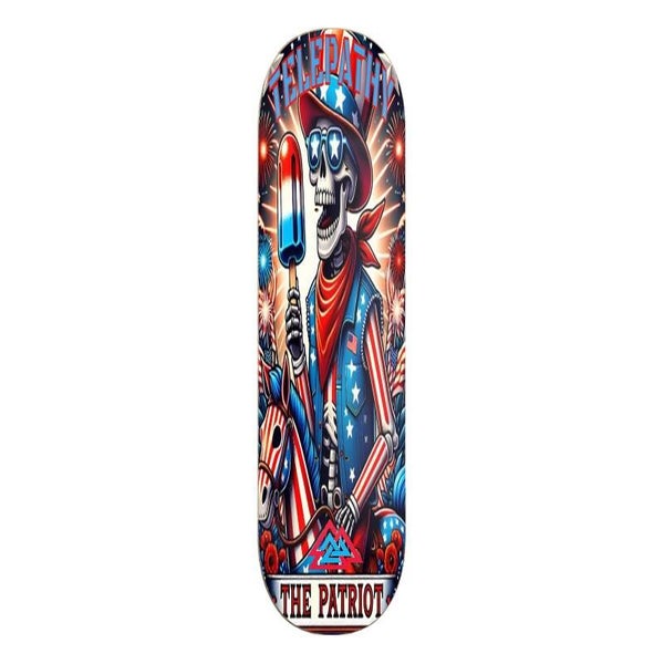 Telepathy Skateboards "The Patriot" Skate Deck