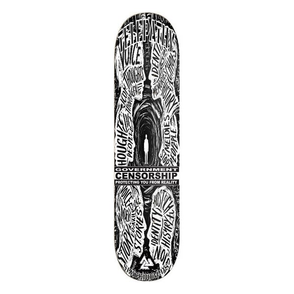 Telepathy Skateboards "Words!Words!Words!" Skate Deck