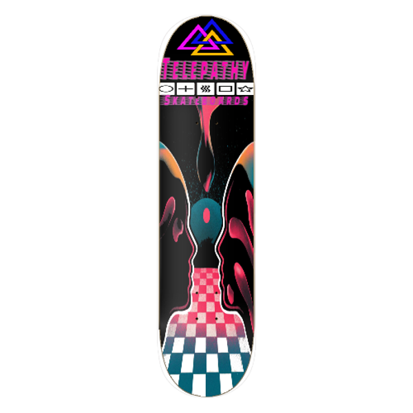Telepathy Skateboards "Connected" Skate Deck