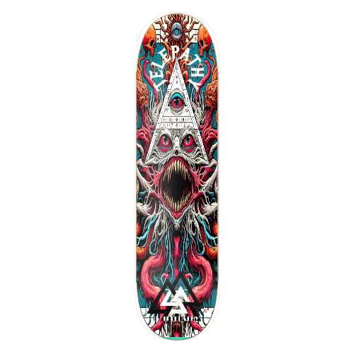 Telepathy Skateboards "Cyber-Punk" Skate Deck