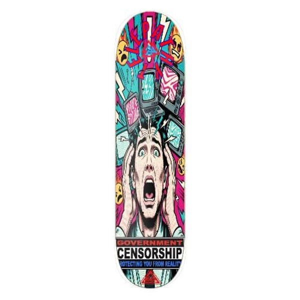 Telepathy Skateboards "Censored" Skate Deck