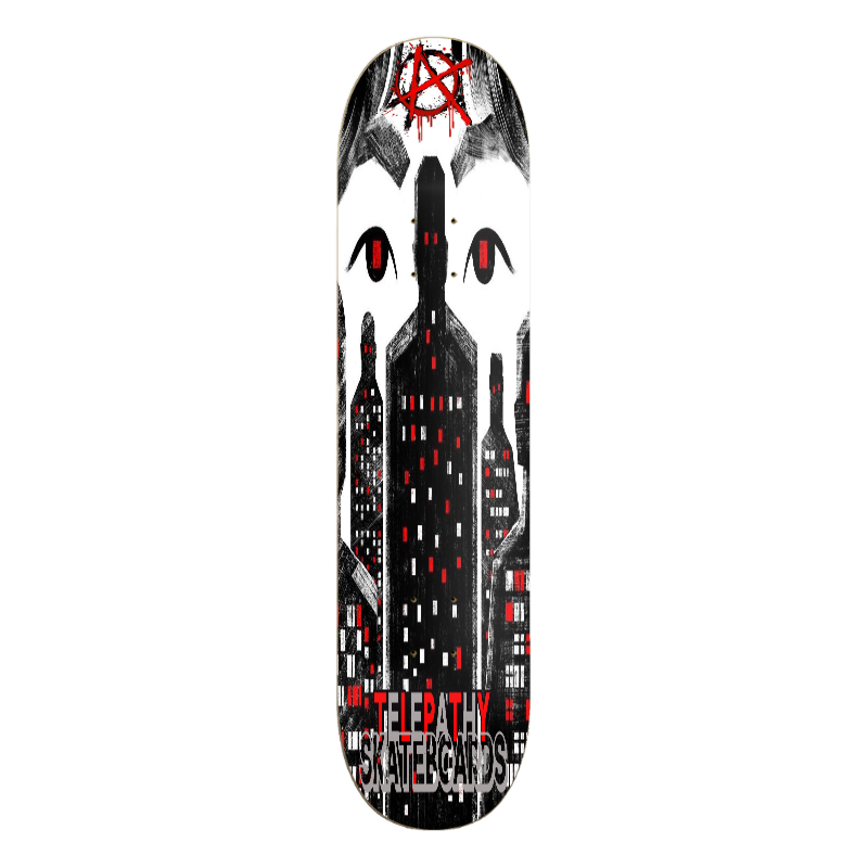 Telepathy Skateboards "City Life" Skate Deck