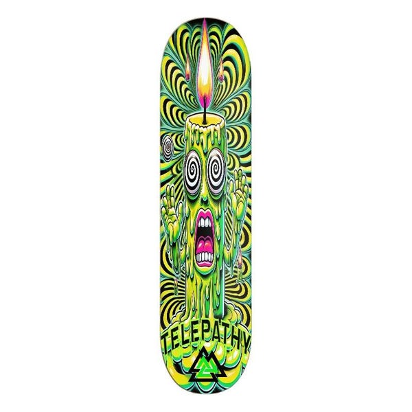 Telepathy Skateboards "Hot Wax" Skate Deck