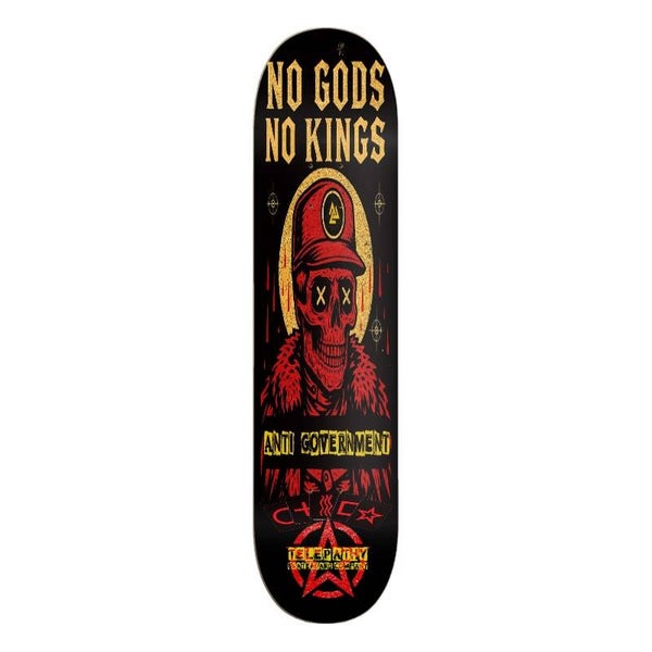 Telepathy Skateboards "Anti-Everything Skate Deck
