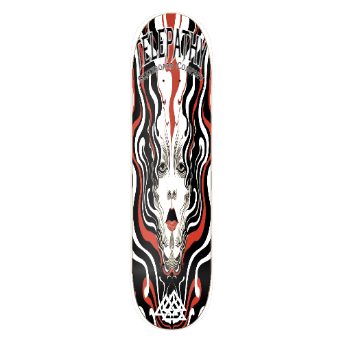 Telepathy Skateboards "Fire Sign" Skate Deck