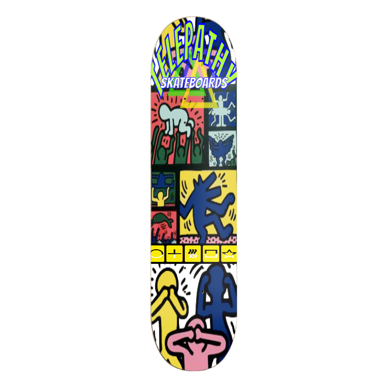 Telepathy Skateboards "Hear No Evil" Skate Deck