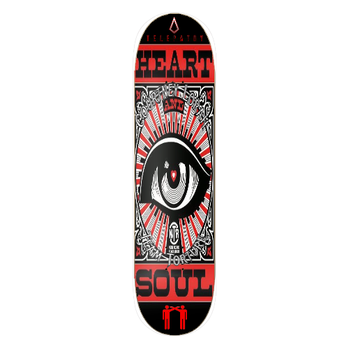 Telepathy Skateboards "Heart & Soul" Skate Deck