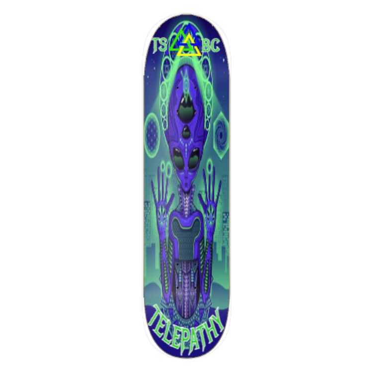 Telepathy Skateboards "Mr. Mentality" Skate Deck