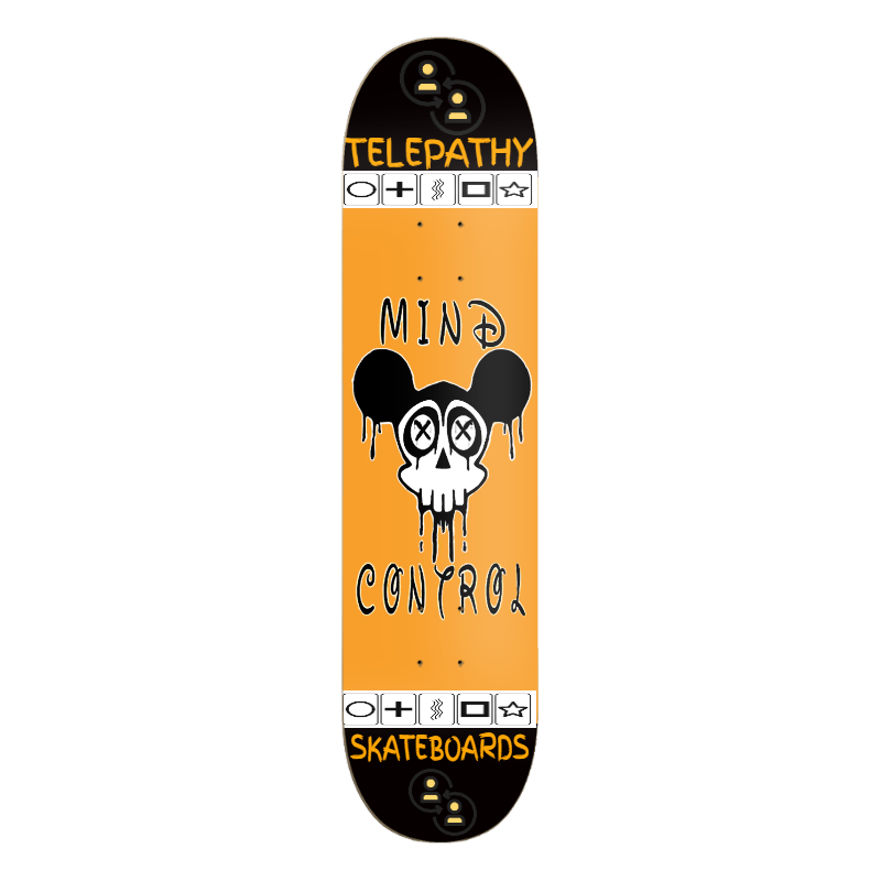 Telepathy Skateboards "Mind Control" Skate Deck