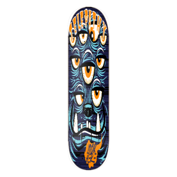 Telepathy Skateboards "Double Vision" Skate Deck
