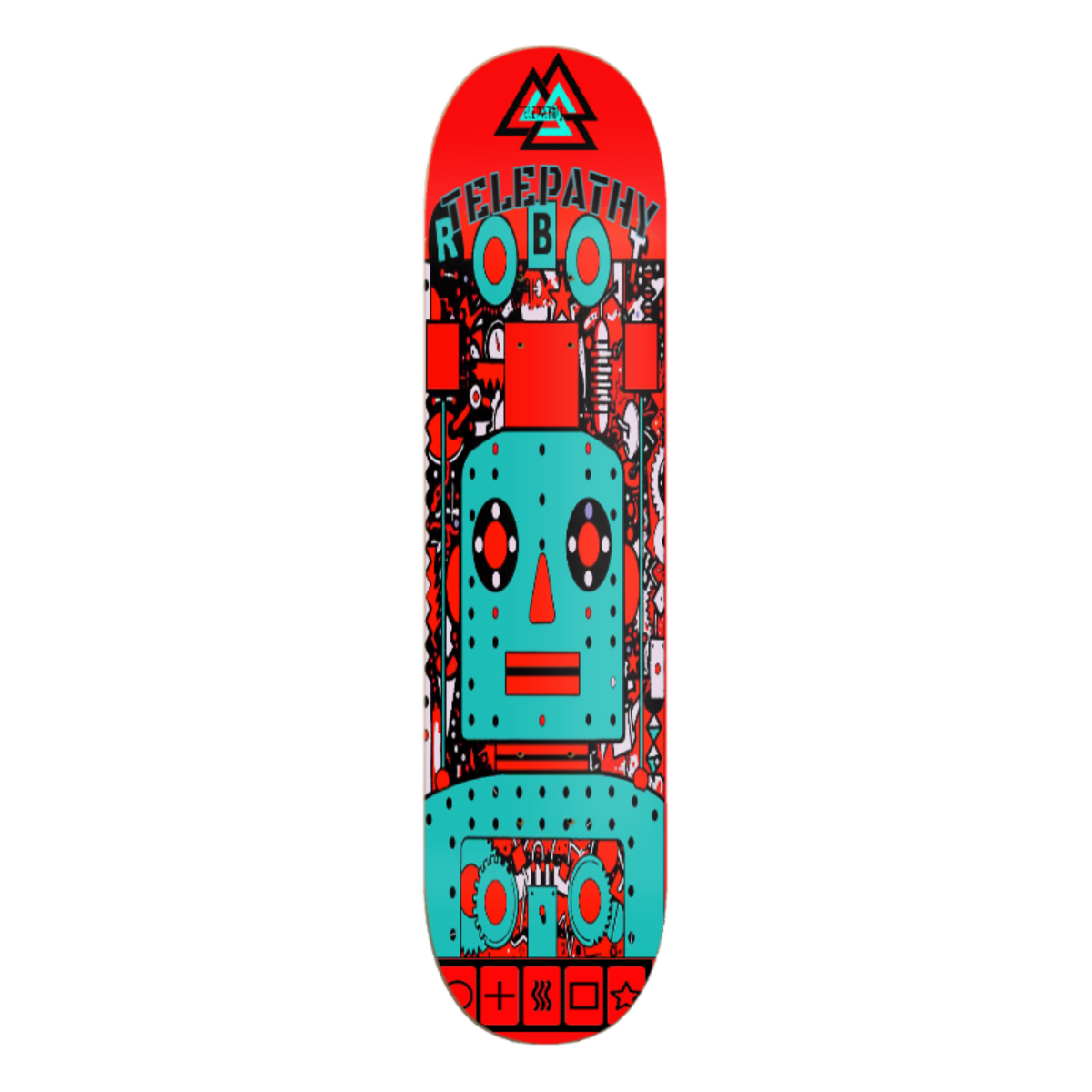 Telepathy Skateboards "Roboto" Skate Deck