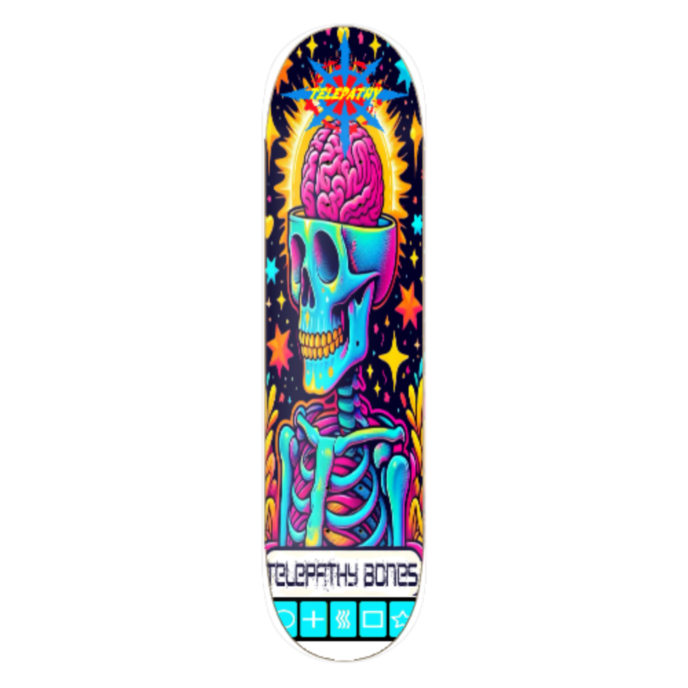 Telepathy Skateboards "Tele-Bones" Skate Deck