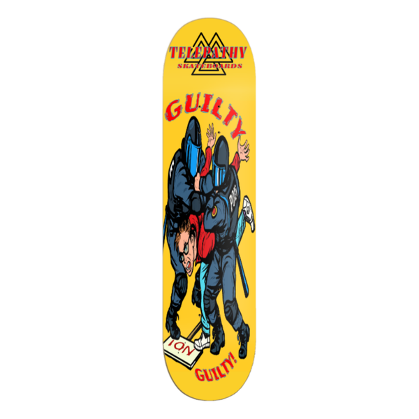 Telepathy Skateboards "Guilty" Skate Deck