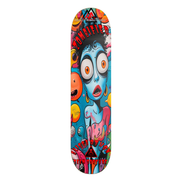 Telepathy Skateboards "Zombified" Skate Deck